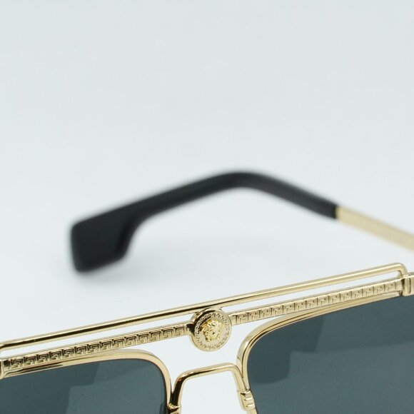 Versace VE2242 100287 Aviator Sunglasses – Gold/Grey - Picture 7 of 12